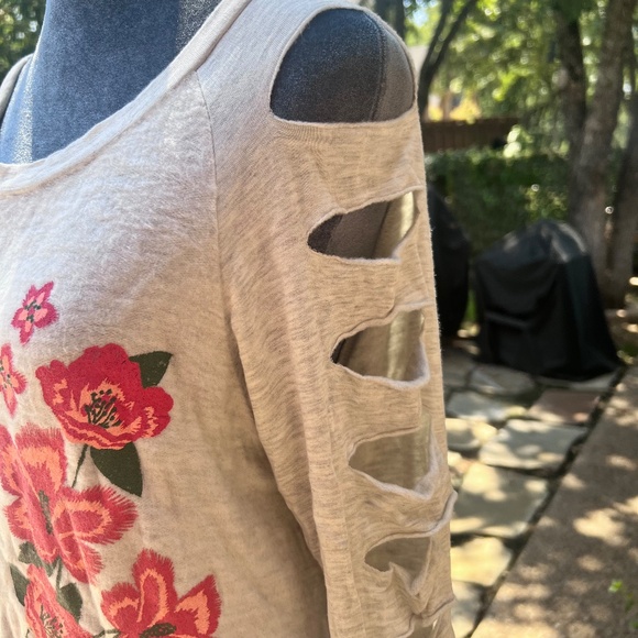 143 story long sleeve floral design size S w019 - Picture 3 of 5